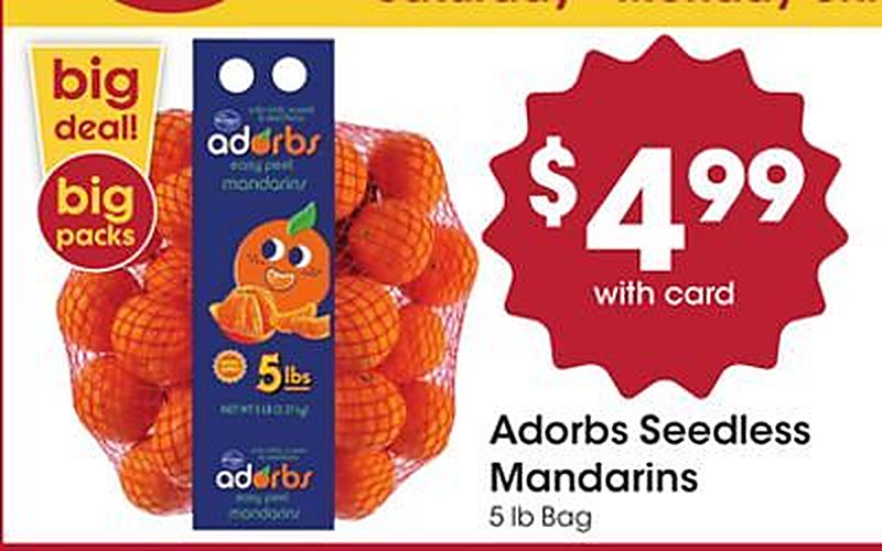 Adorbs Seedless Mandarins - Fry's Food Stores weekly ad deal