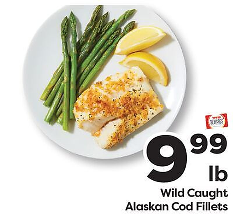 Wild Caught Alaskan Cod Fillets - Weis Markets weekly ad deal