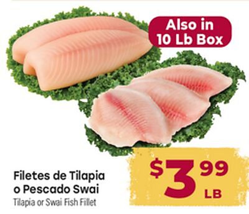 Filetes de Tilapia o Pescado Swai - Cardenas Markets weekly ad deal