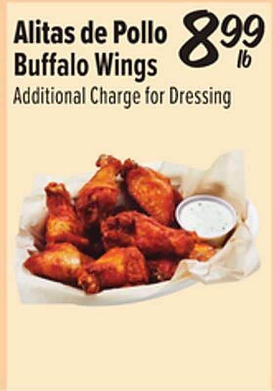 Alitas de Pollo Buffalo Wings - Fiesta Mart weekly ad deal