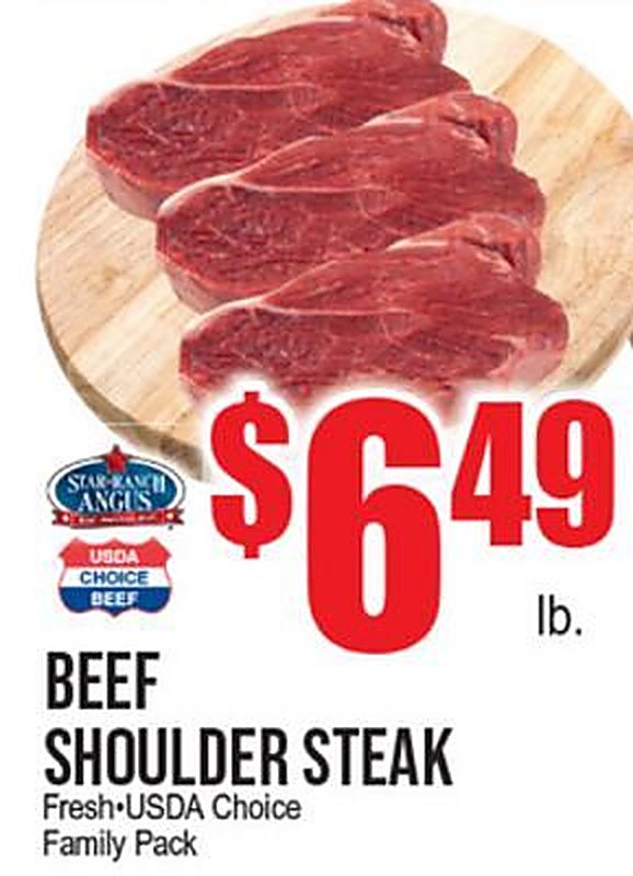 BEEF SHOULDER STEAK - Extra Supermarket weekly ad deal