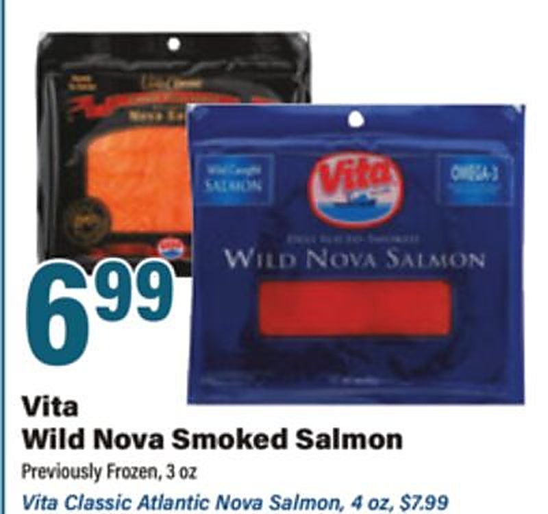 Vita Classic Atlantic Nova Salmon - Big Y weekly ad deal