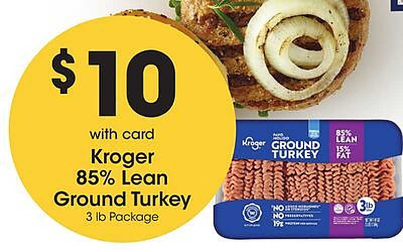 Kroger 85% Lean Ground Turkey - Fred Meyer weekly ad deal