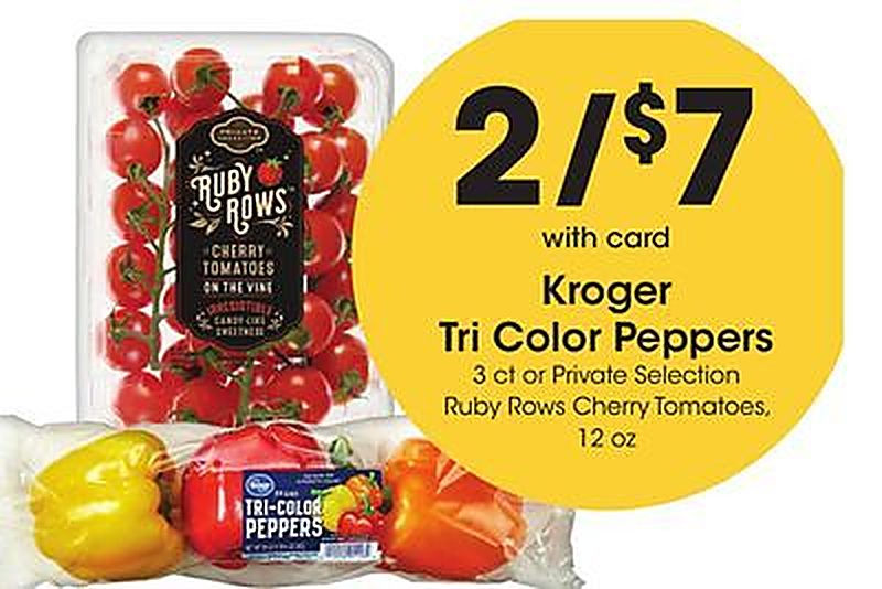 Kroger Tri Color Peppers - JayC Food Stores weekly ad deal