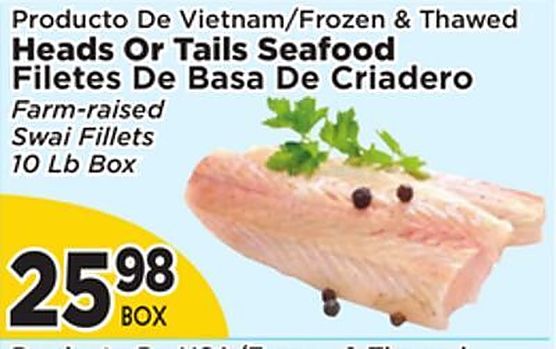Filetes De Basa De Criadero - Presidente Supermarketss weekly ad deal