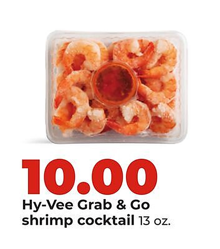 Hy-Vee Grab & Go shrimp cocktail - Hy Vee weekly ad deal