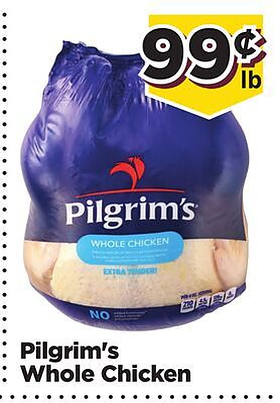 Pilgrim's Whole Chicken - Food town Texas weekly ad deal