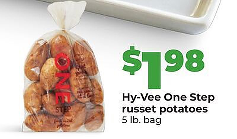 Hy-Vee One Step russet potatoes - Hy Vee weekly ad deal