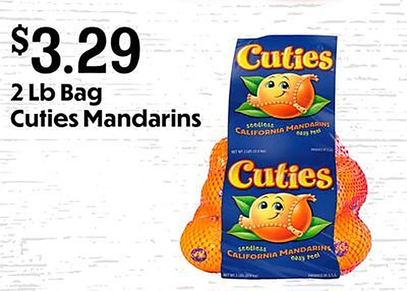 2 Lb Bag Cuties Mandarins - Reasor's weekly ad deal
