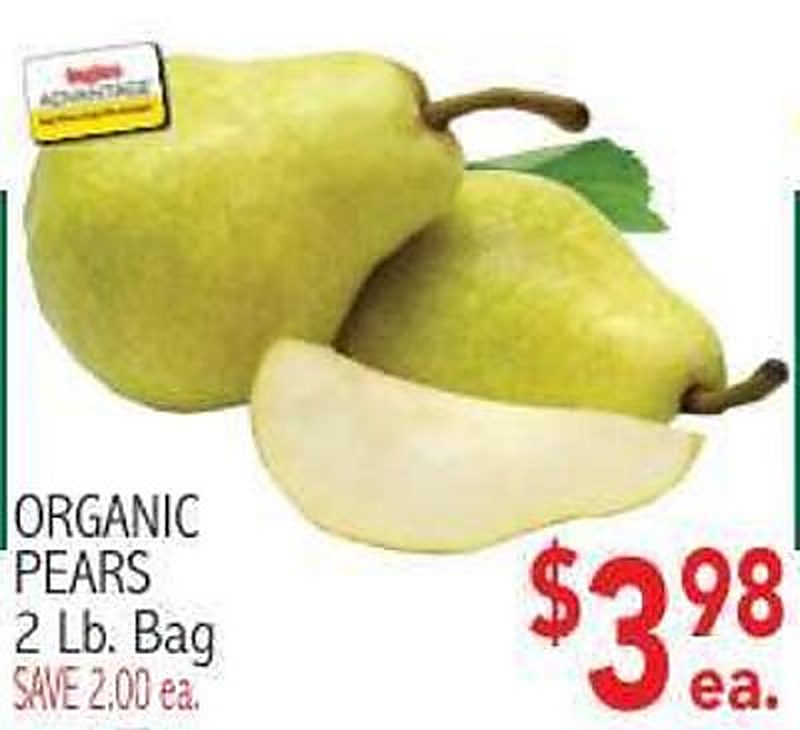 ORGANIC PEARS - Ingles Markets weekly ad deal