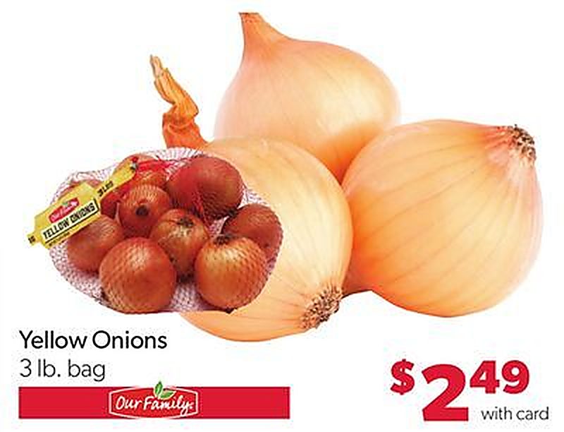 Yellow Onions - Family Fare weekly ad deal