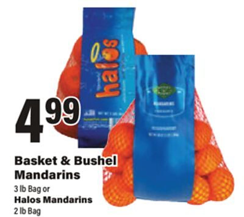 Basket & Bushel Mandarins - Big Y weekly ad deal