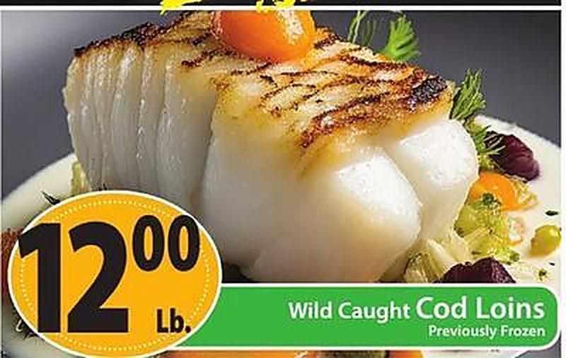 Wild Caught Cod Loins - West Side Marketplace weekly ad deal