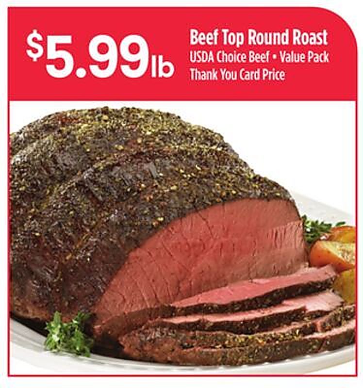 Beef Top Round Roast - Bashas weekly ad deal