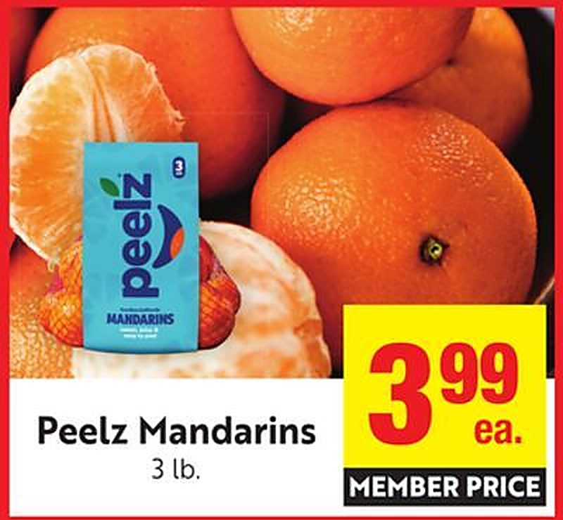 Peelz Mandarins - Save Mart weekly ad deal
