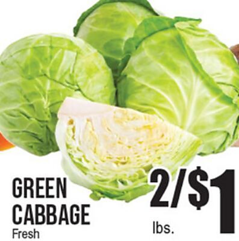 GREEN CABBAGE - Extra Supermarket weekly ad deal