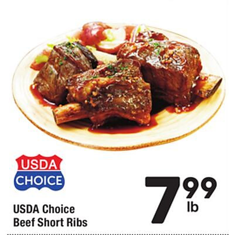 USDA Choice Beef Short Ribs - Randalls weekly ad deal