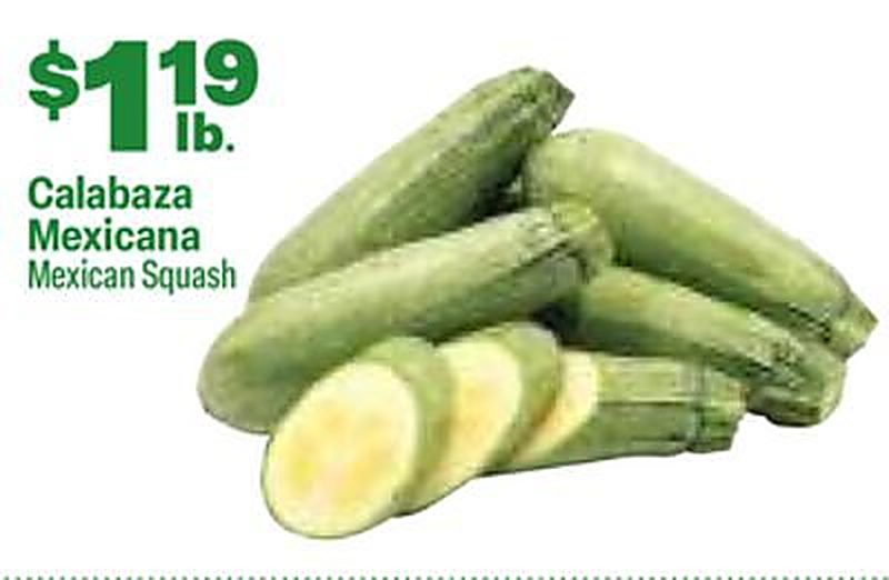 Mexican Squash - El Rio Grande weekly ad deal