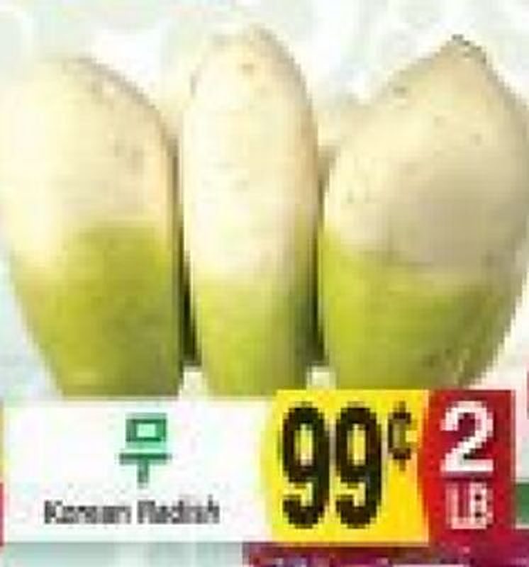 Korean Radish - Galleria Market weekly ad deal
