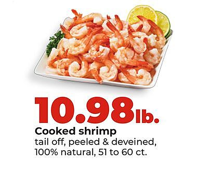 Cooked shrimp - Hy Vee weekly ad deal