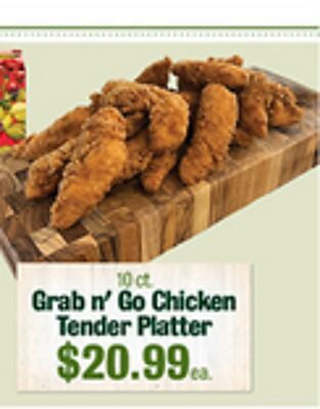 Grab n' Go Chicken Tender Platter - Robert Fresh Market weekly ad deal