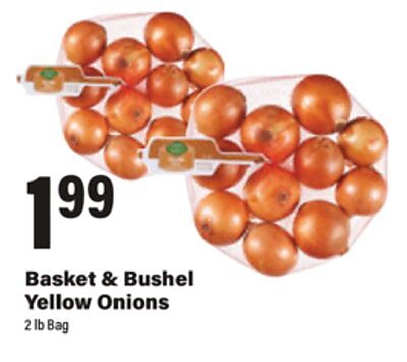 Basket & Bushel Yellow Onions - Big Y weekly ad deal