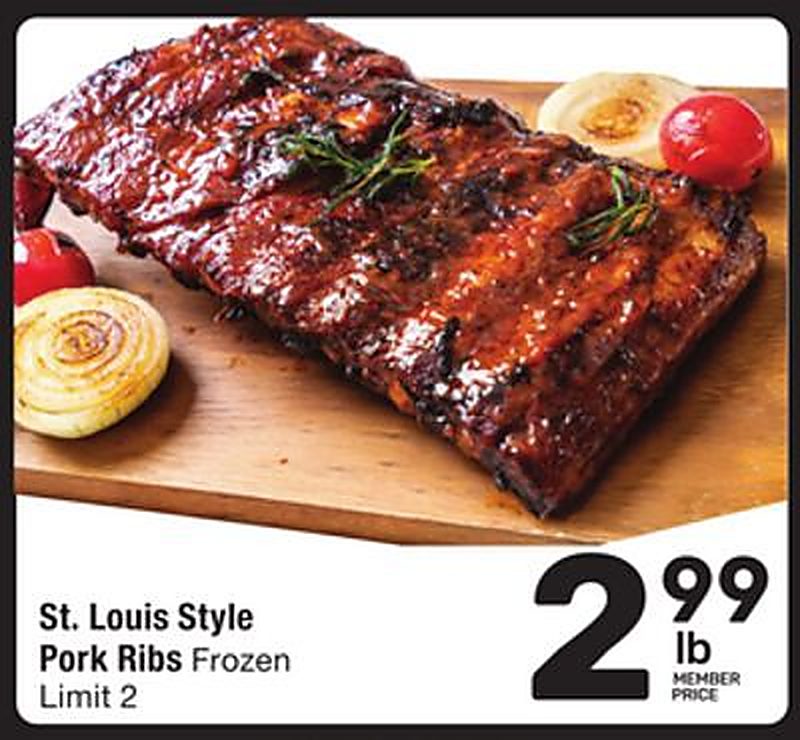 St. Louis Style Pork Ribs - Tom Thumb weekly ad deal