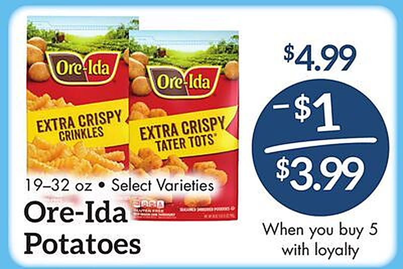 Ore-Ida Potatoes - Remke Markets weekly ad deal