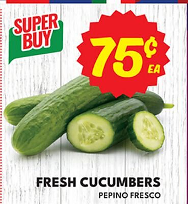 FRESH CUCUMBERS - Ideal Market weekly ad deal