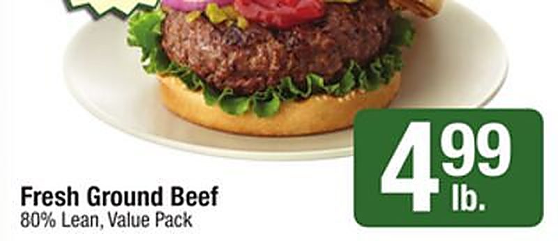 Fresh Ground Beef - Shaws weekly ad deal