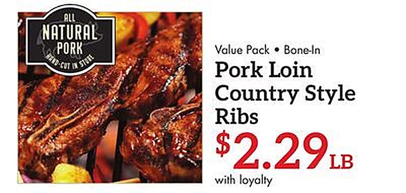 Pork Loin Country Style Ribs - Remke Markets weekly ad deal