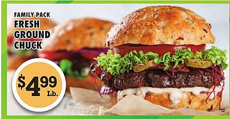 FAMILY PACK FRESH GROUND CHUCK - Superlo Foods weekly ad deal