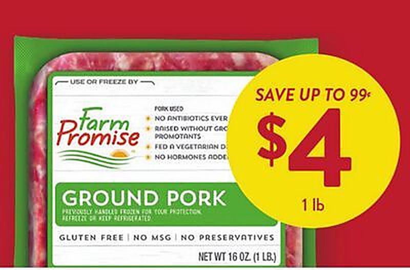 FARM PROMISE GROUND PORK - Fresh Thyme Market weekly ad deal