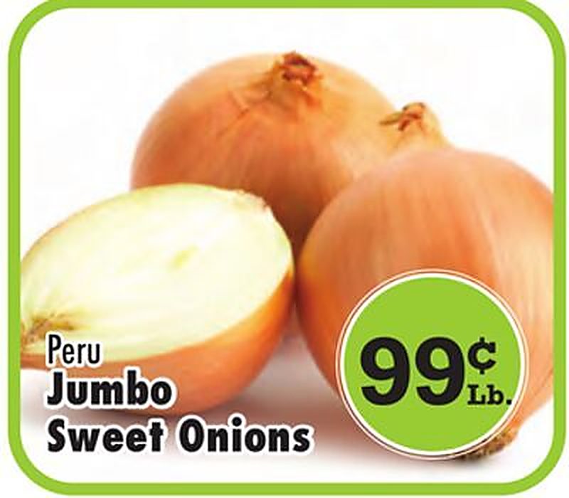 Peru Jumbo Sweet Onions - Superlo Foods weekly ad deal