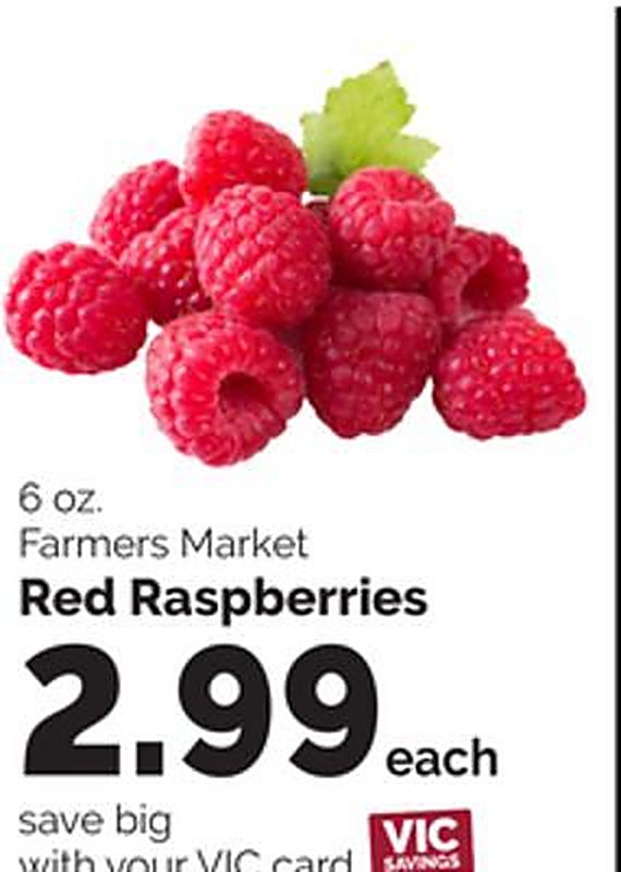 Farmers Market Red Raspberries - Harris Teeter weekly ad deal