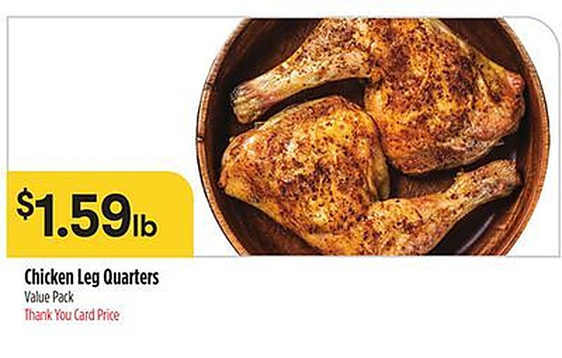 Chicken Leg Quarters - Bashas weekly ad deal