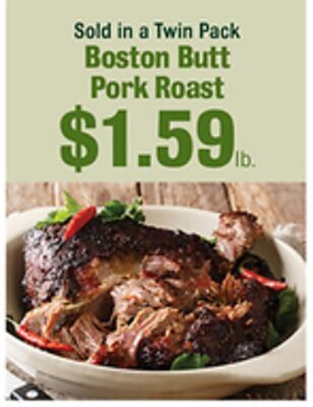 Boston Butt Pork Roast - Robert Fresh Market weekly ad deal
