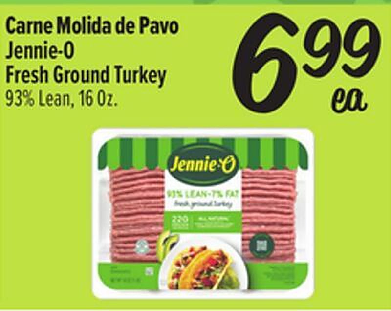 Carne Molida de Pavo Jennie-O Fresh Ground Turkey - El Super weekly ad deal