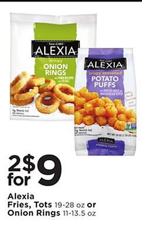 Alexia Fries, Tots or Onion Rings - Cub Foods weekly ad deal