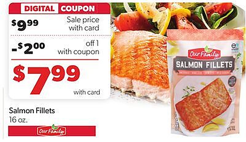 Salmon Fillets - Family Fare weekly ad deal
