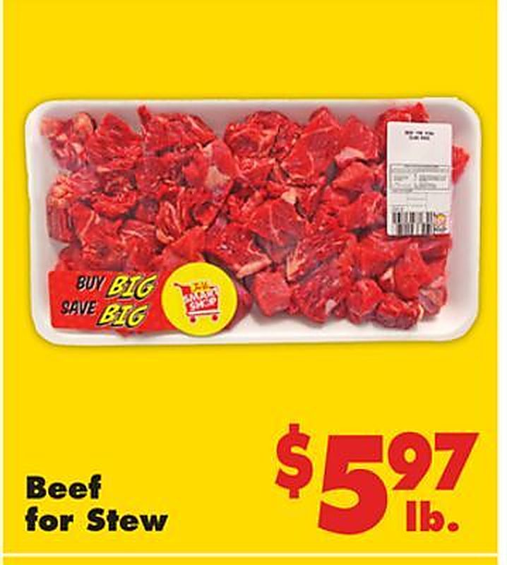 Beef for Stew - Joe V's Smart Shop weekly ad deal