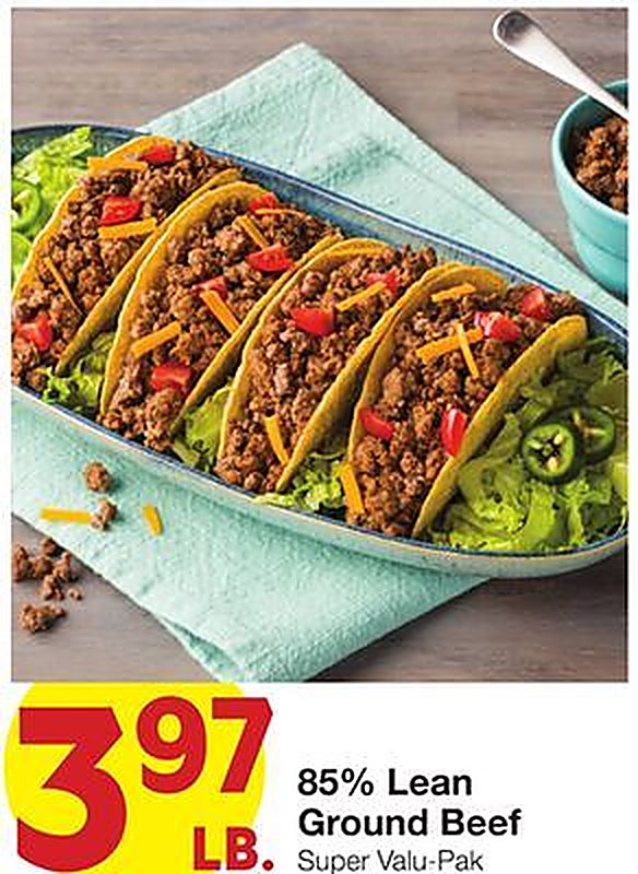 85% Lean Ground Beef - Market Street weekly ad deal