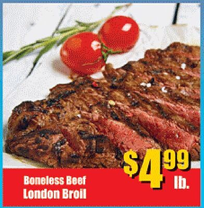 Boneless Beef London Broil - Reams weekly ad deal