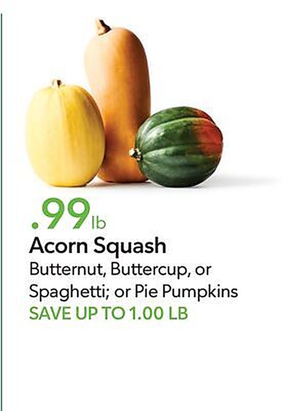 Acorn Squash - Publix weekly ad deal