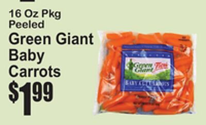 Green Giant Baby Carrots - Superfresh weekly ad deal