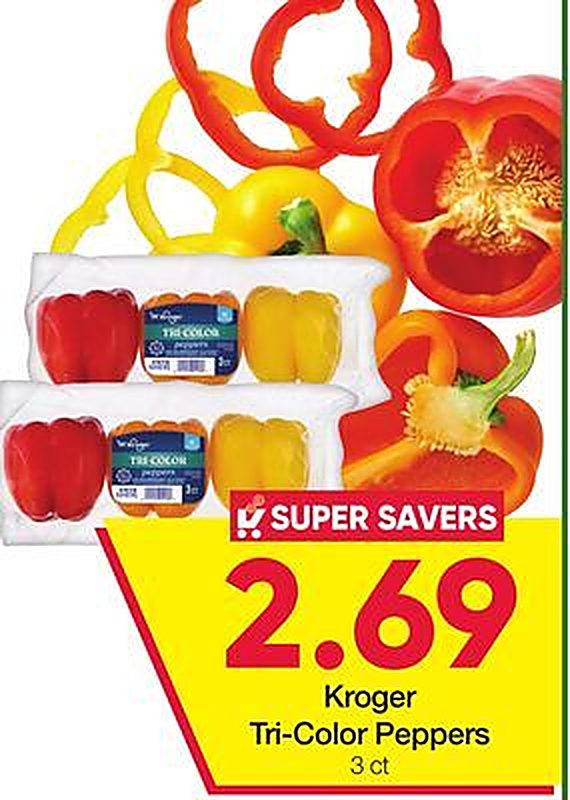 Kroger Tri-Color Peppers - Ruler Foods weekly ad deal