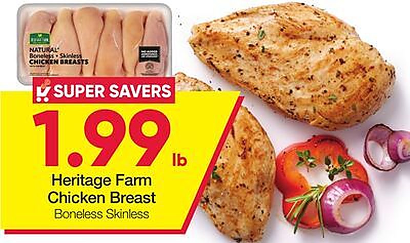Heritage Farm Chicken Breast - Ruler Foods weekly ad deal