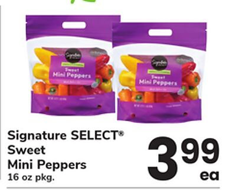 Signature SELECT® Sweet Mini Peppers - Safeway weekly ad deal