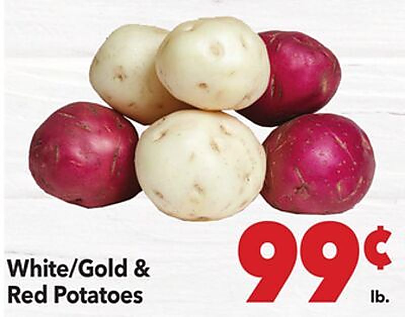 White/Gold & Red Potatoes - Vallarta Supermarkets weekly ad deal