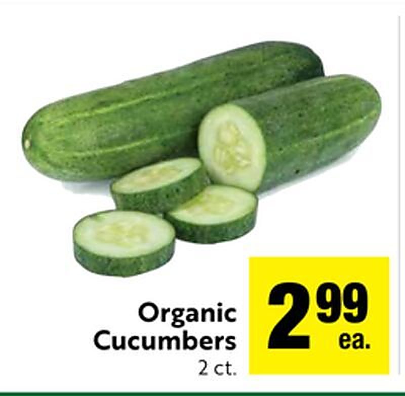 Organic Cucumbers - Lucky California weekly ad deal